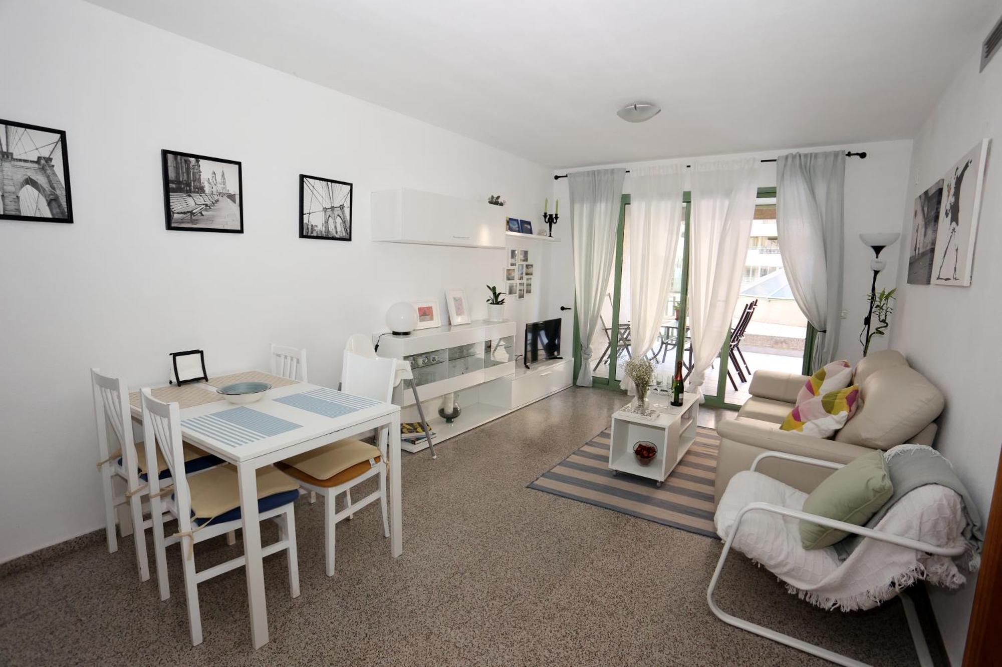 Apartamento Dos Habitaciones Primera Linea De Playa Valencia Eksteriør bilde